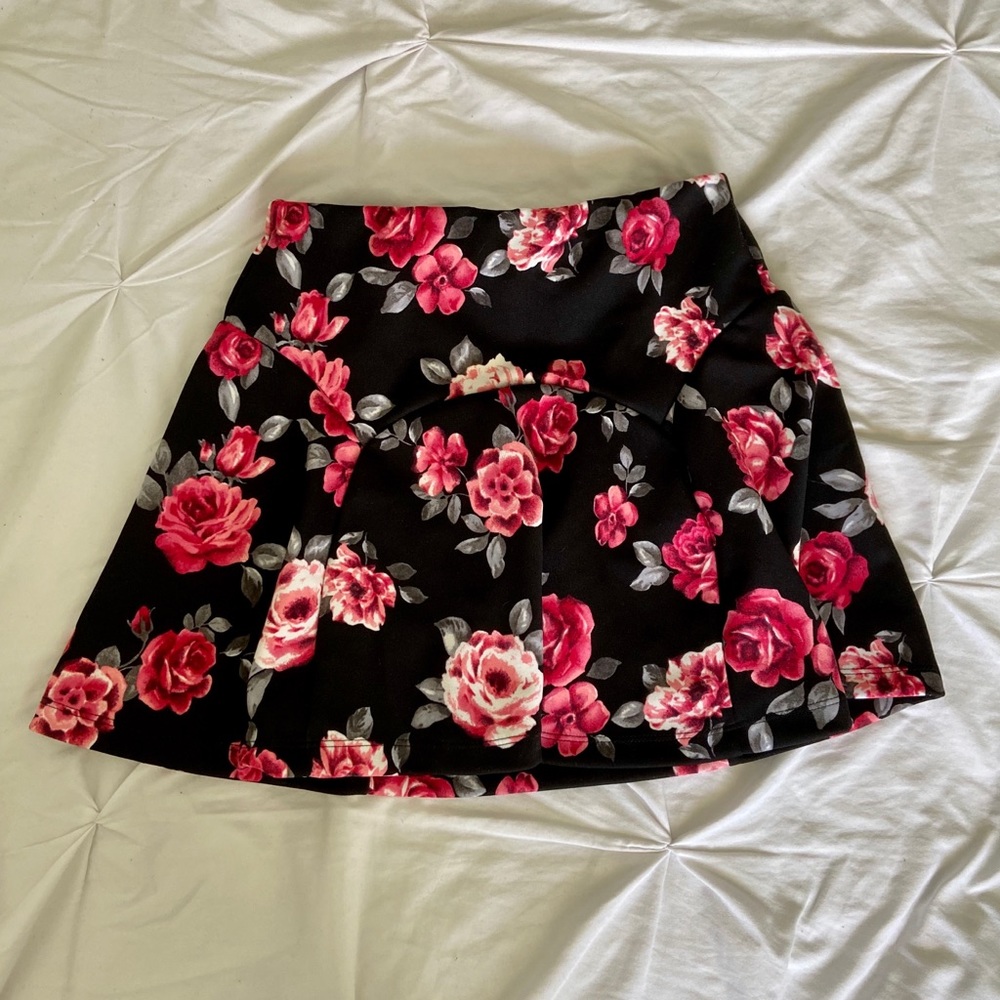 Floral Print Summer Skirt